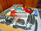 Marx O Gauge Mixed Train Lot Santa Fe Diesel Cars Track Transformer