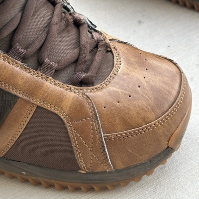 BURTON FREESTYLE Snowboarding Boot Y2K Mens Sz 9.5 Brown Saddle Leather BURTON FREESTYLE Snowboarding Boot Y2K Mens Sz 9.5 Brown  main image 3