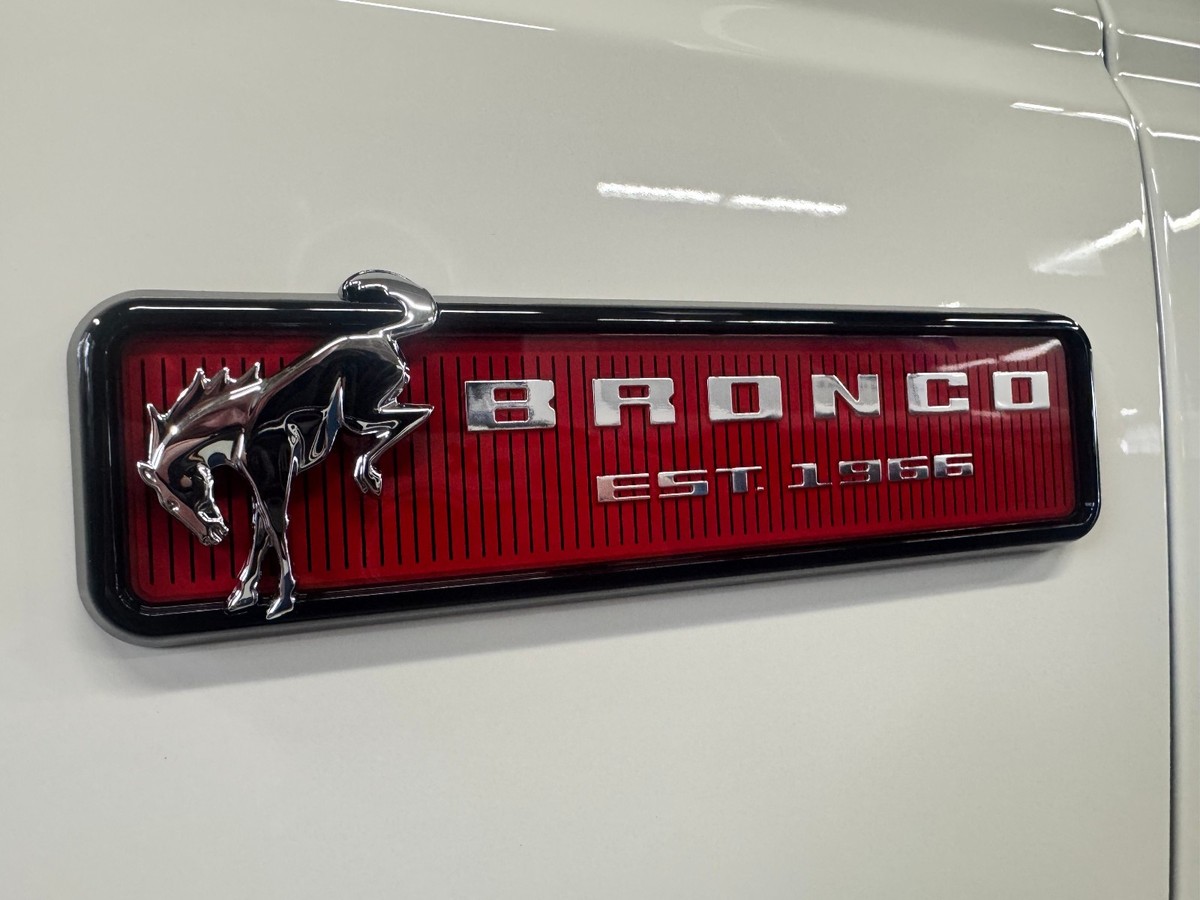 NEW OEM Ford Bronco 60th Anniversary Fender Emblem Badge Kickin