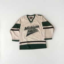 Michigan State University Spartans Nike Hockey Home Jersey Men’s Medium NWOT