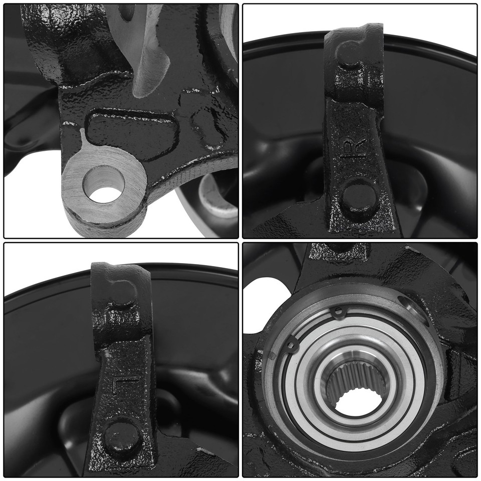 2pc Front Wheel Bearing Hub Knuckle Assembly – Fits Toyota Camry 2012-2017 L4 2.5L