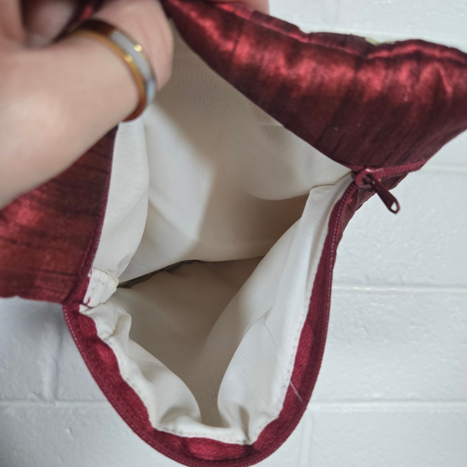 Emanuel Embroidered Silk Patchwork Crossbody Bag … - image 5