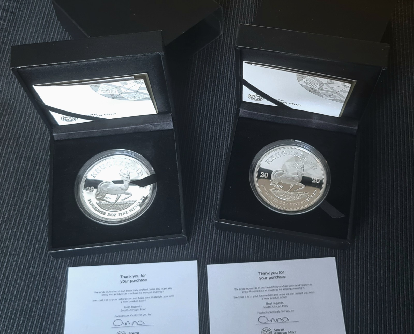 2020 Krugerrand 2oz Silver Proof Coin