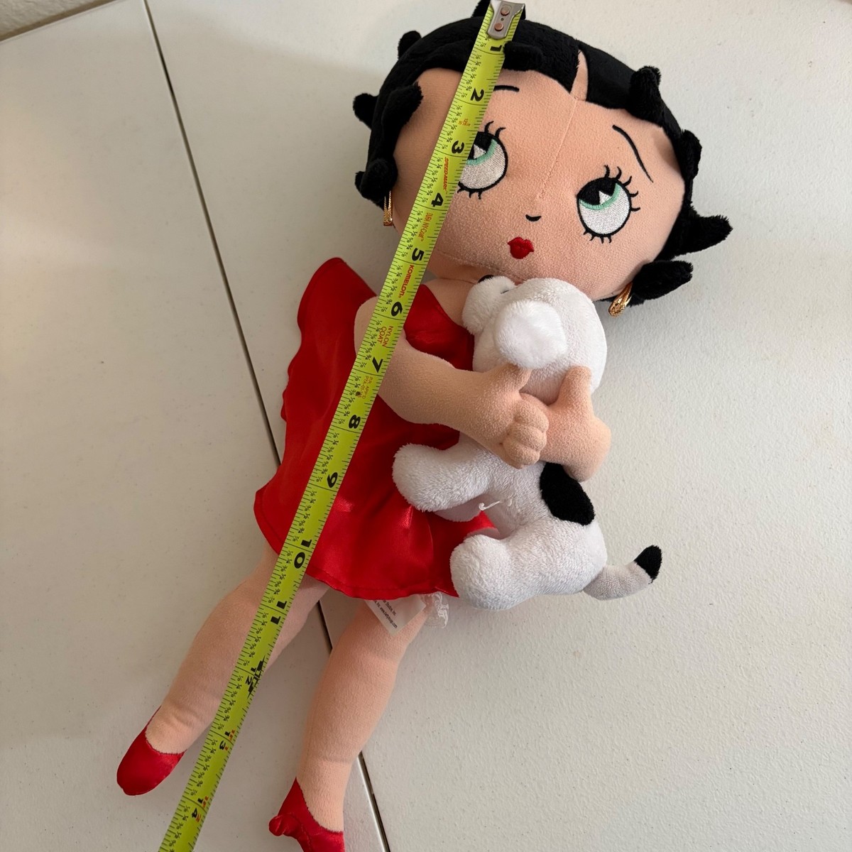Betty Boop With Dog Plush Stuffed Toy Vintage 2006 King Features