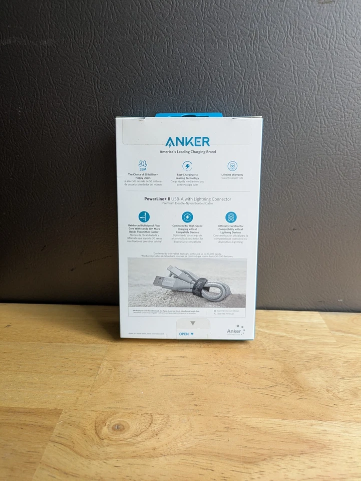 Ancla. PowerLune+II USB-A con Conector Hecho para iPhone, iPad, iPod Foto 2 de 4