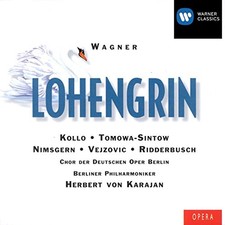 RICHARD WAGNER HERBERT VON KARAJAN RENE KOLLO - Wagner: Lohengrin - 3 CD - RARE