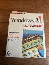 Microsoft Windows 3.1 User's Guide Windows Quick Easy 3.1 Books Paperback 1993