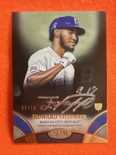 EDWARD OLIVARES 2021 TOPPS TIER ONE BREAK OUT SILVER SIGNATURE /10 RC ROYALS