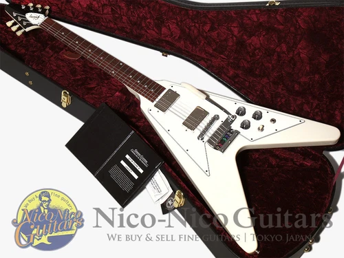 Gibson Custom Shop 2021  1967 Flying V Maestro (White)
