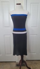 Chaps Size S Sheath Dress, Knit Sleeveless