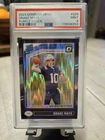 Drake Maye 2024 Panini Donruss Optic Rated Rookie #229 Purple Shock PSA 9 Mint