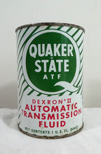 Quaker State ATF Dexron II Automatic Transmission Fluid Full Unopened Metal Can