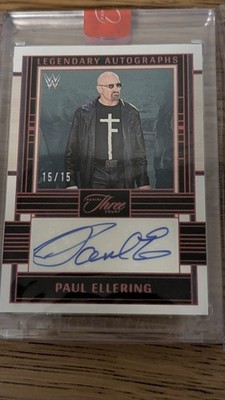 2024 Panini Three Count WWE Legendary Autographs RED Paul Ellering AUTO 15/15