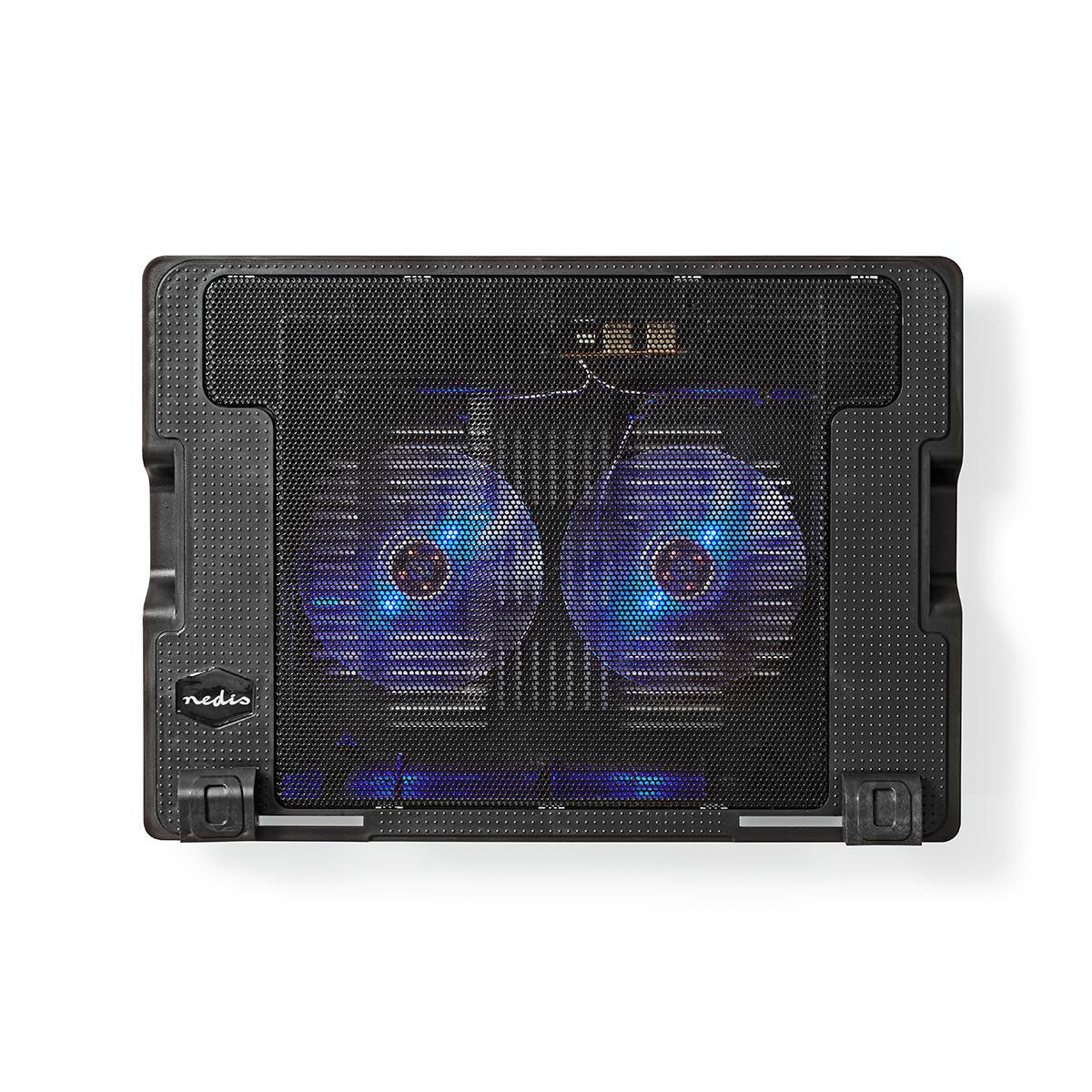 Refroidisseur PC 18 pouces Nedis puissant à double ventilateur LED - 2