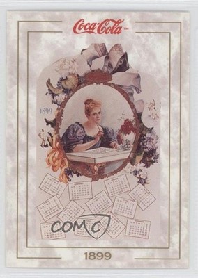1993 Collect-A-Card The Coca-Cola Collection Series 1 1899 Calendar #7 0s5