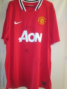 ebay signed football shirts