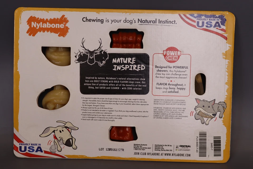 Nylabone Dog Chews for Powerful Chewers - 3 Variety Pack - Image 2 of 4