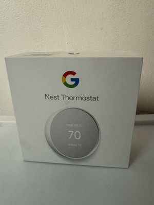 Google Nest Smart Thermostat G4CVZ Smart Wi-fi Snow White GA01334-US New OpenBox