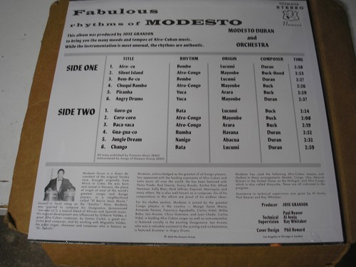 Modesto Duran - Fabulous Rhythms Of Modesto LP new sealed Numero Group reissue - Picture 2 of 2