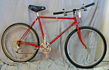 Bicicleta MTB Trek 870 1988 grande 21" rígida EE. UU. 4130 acero cromado Shimano Deore XT