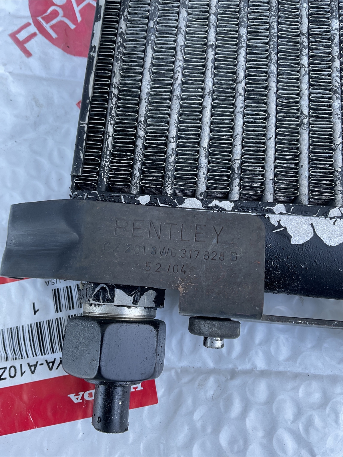04-10 Bentley Continental Automatic Transmission Oil Cooler 3W0317019A Oem