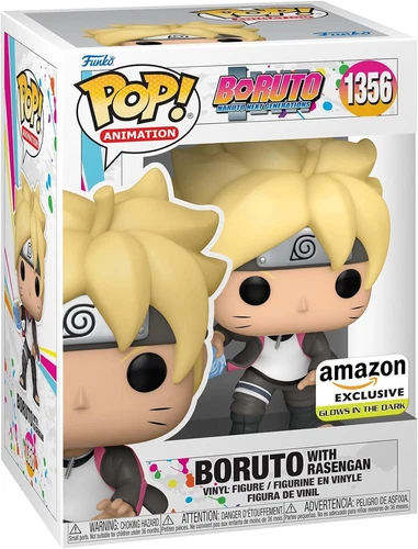 New FUNKO POP Naruto BORUTO w/ Rasengan Amazon Exclusive GITD Figure # 1356 NIB