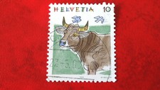 Timbre Suisse - 10 c - 1992-1455 - Animals 1992 - Oblitéré