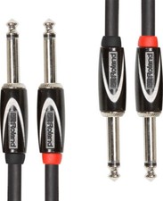 Roland RCC-15-2814 Oxygen-Free Dual 1/4" to Dual 1/4" Hi-Quaity Pro Cable, 15ft