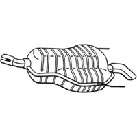 Bosal EndschalldäMpfer SchalldäMpfer FüR Opel Astra H Caravan 185-469