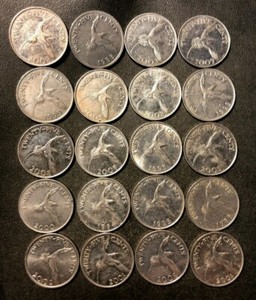 Old Bermuda Coin Lot - 25 CENT - 20 Excellent Coins - Lot #U10