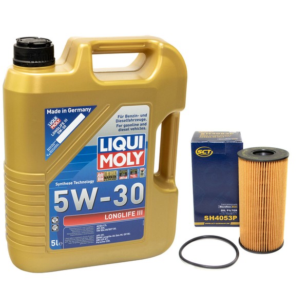 MotoröL ÖLfilter Set SH405 Longlife III 5W30 5 Liter FüR BMW 3Er Touring E36-image