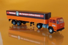 Brekina 82259 Henschel F 161 S Pritschen-SZ "Vermey De Bruyn" braun 1:87  NEU