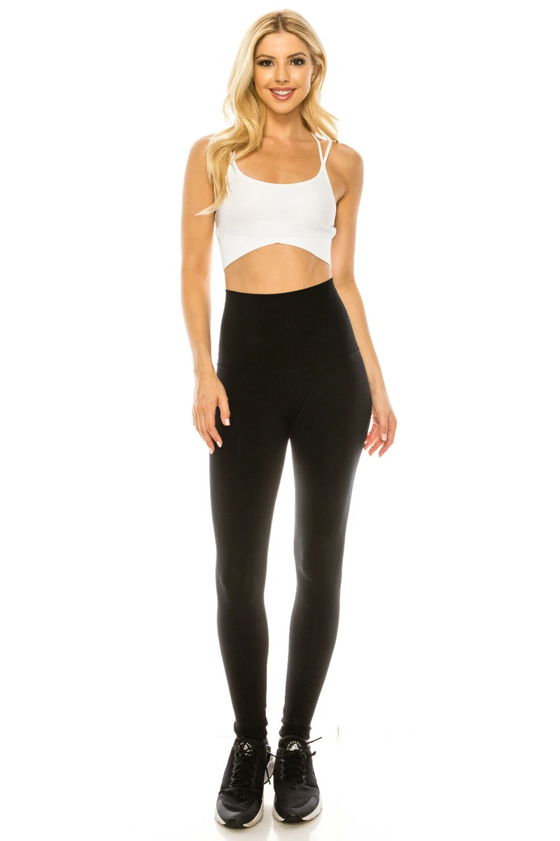 Viosi Yoga Pants for Women Straight Leg Fold Over High Waisted