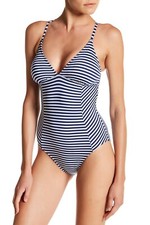 Splendid Womans Printed One-Piece Swimsuit Malibu Star Size Small