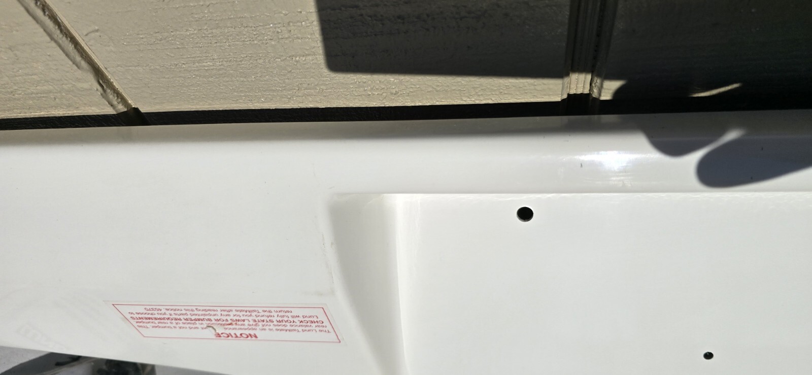 NOS Lund Tailmate Spoiler Bolt In Rear Roll Pan Valance 81-93 Chevy/GMC S10/S15