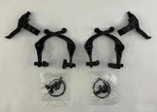 F&R FRONT OR REAR ALLOY BICYCLE U BRAKE SET BLACK.
