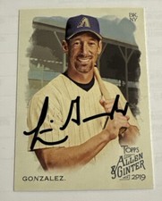 LUIS GONZALEZ DIAMONDBACKS SIGNED AUTOGRAPHED 2019 ALLEN & GINTER BASEBALL CARD