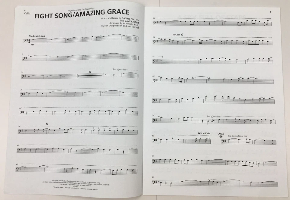 The Piano Guys Uncharted Cello Part Sheet Music Movie Song Book Hal Leonard - Image 3 of 4