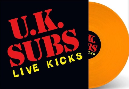 Uk Subs Live Kicks 2023 Limited orange LP Album vinyl record reissue punk - Picture 1 of 8