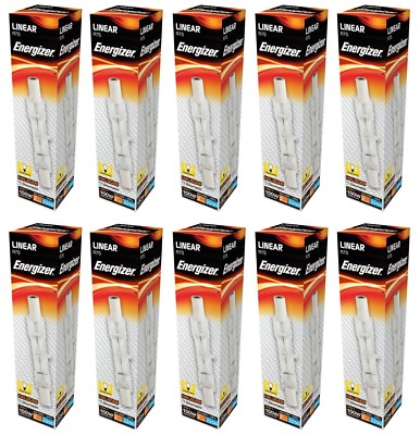 Pack De 10 Bombillas Halógenas R7s 120W Regulables - Luz Cálida Y Eficiente Para Tu Hogar