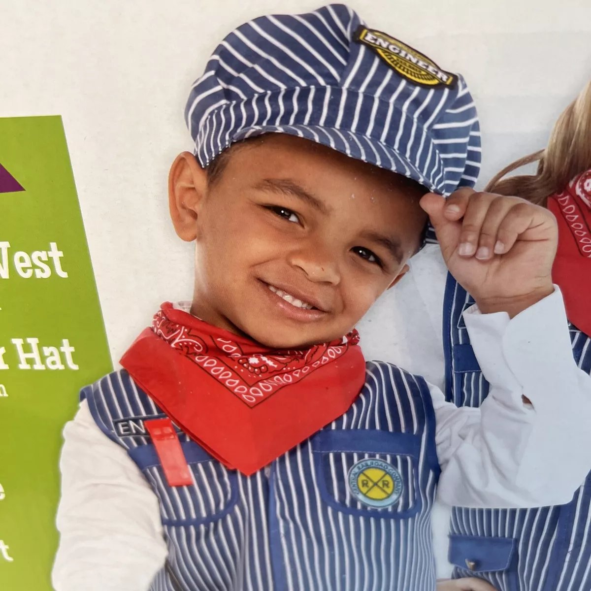 Child sales train hat