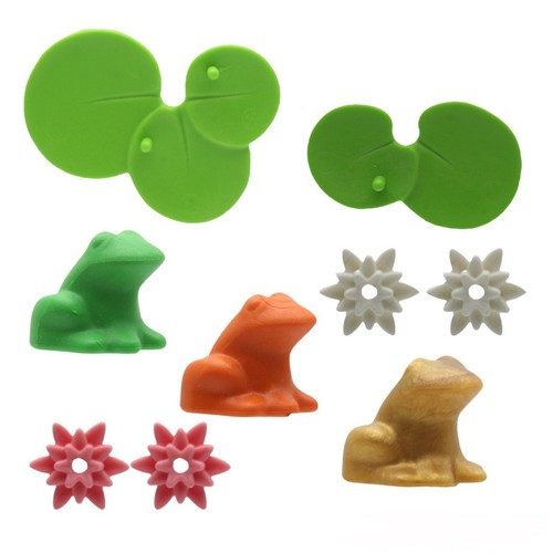 Playmobil® Teich Seerosen Frosch Seerosenblätter Blüten Froschkönig