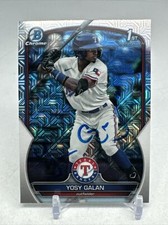 Yosy Galan SIGNED 2023 Bowman Chrome Mojo BCP-221