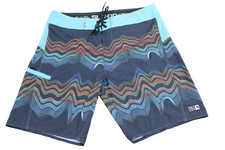 Salt Life Airway Aquatrunks Multi Aqua 34 Live Salty Saltlife NWT Adult New