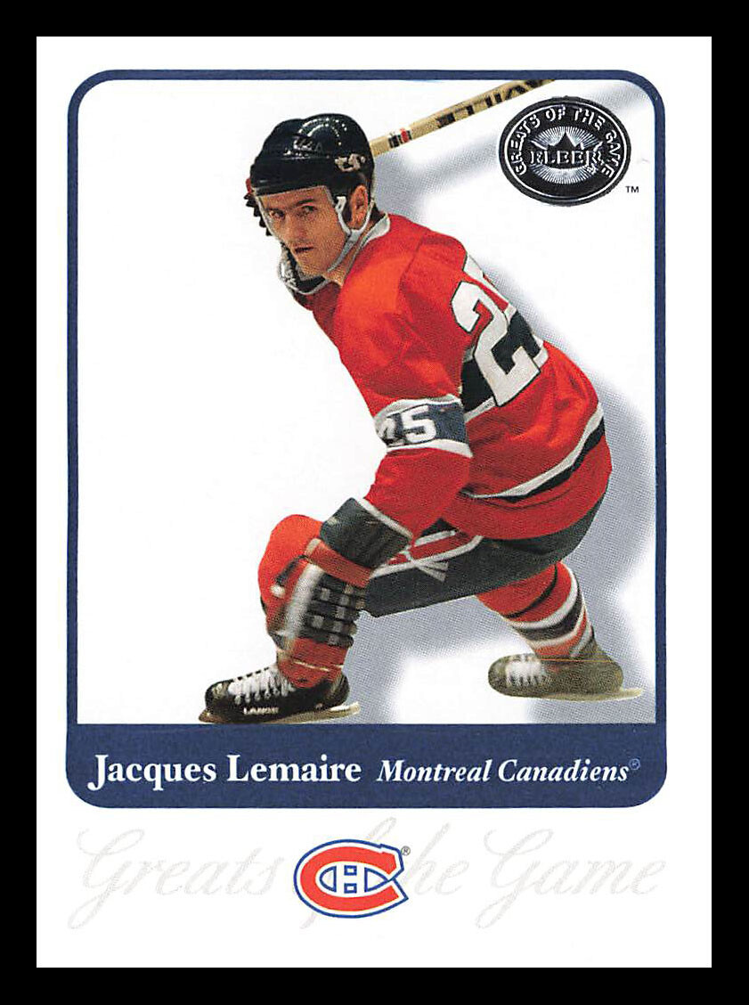 Jacques Lemaire #66 2001-02 Fleer Greats of the Game Montreal Canadiens