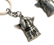 STAR WARS YODA Figurine metal replica Rogue Keychain collectible cosplay force 1