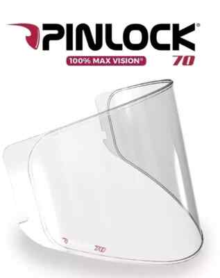 LS2 PINLOCK 70 CLEAR FF399 FF900 VALIANT MAX VISION ANTI FOG VISOR INSERT DKS203