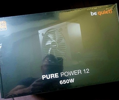 Be Quiet! Pure Power 12 650W PC-Netzteil Schwarz 80 Plus Gold / NEU OVP