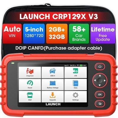 2026 Launch CRP129X V3.0 Profi KFZ Diagnosegerät Auto OBD2 Scanner TPMS EPB SAS
