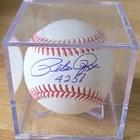 Pete Rose Cincinnati Reds Signed MLB Baseball "Hit King 4256"